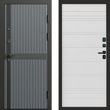 Дверь Termo-door Граунд грей White line