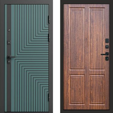 Дверь Termo-door Квантум velutto verde Орех стандарт
