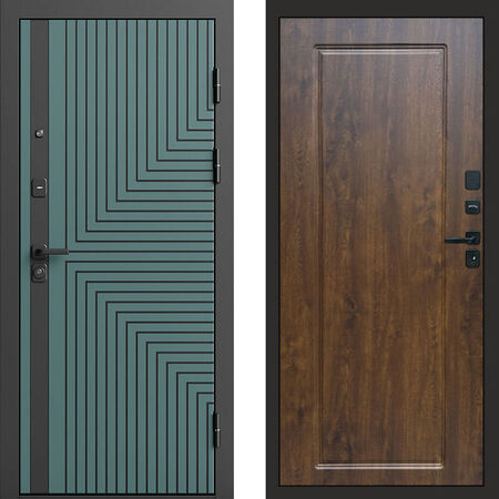 Входная дверь Termo-door Квантум velutto verde Гранд дуб