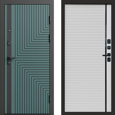 Дверь Termo-door Квантум velutto verde Porte White
