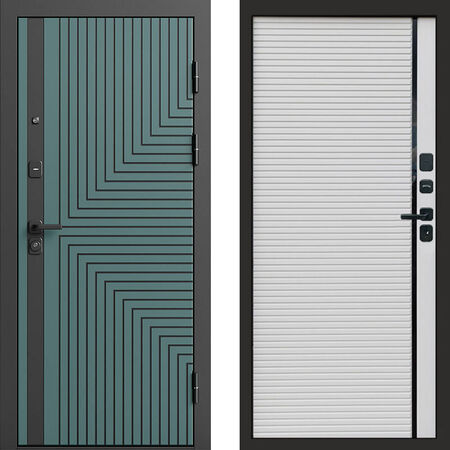 Входная дверь Termo-door Квантум velutto verde Porte White