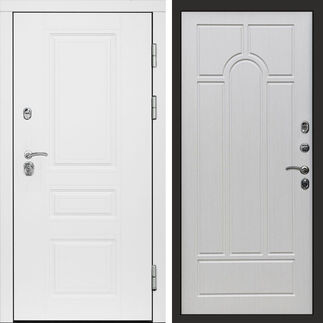 Входная дверь Termo-door Орегон White Арка лиственница