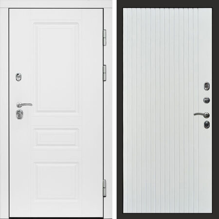 Входная дверь Termo-door Орегон White Flat белый софт