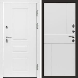 Входная дверь Termo-door Орегон White Горизонт белый