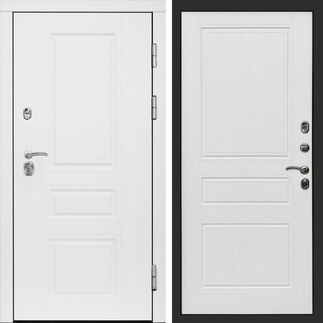 Входная дверь Termo-door Орегон White Классика белое дерево