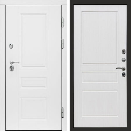Входная дверь Termo-door Орегон White Классика белое дерево
