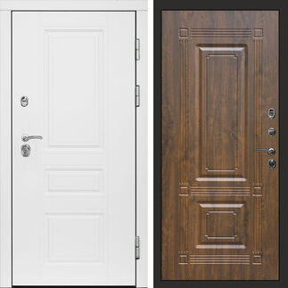 Входная дверь Termo-door Орегон White Мадрид дуб