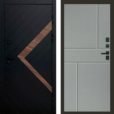 Дверь Termo-door Плэй Горизонт Grey софт