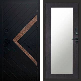 Входная дверь Termo-door Плэй Зеркало триумф венге