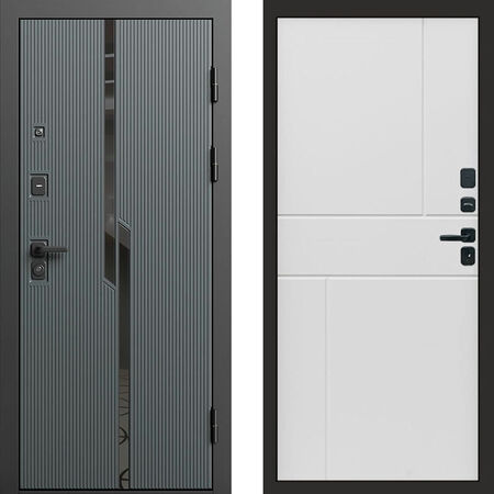 Входная дверь Termo-door Прайм Горизонт белый