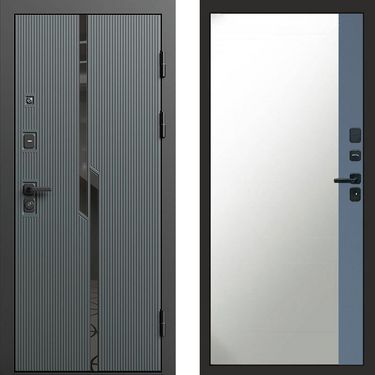 Дверь Termo-door Прайм Зеркало фацет grey софт