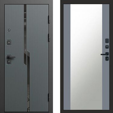 Дверь Termo-door Прайм Зеркало grey софт