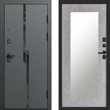 Дверь Termo-door Прайм Зеркало триумф бетон светлый
