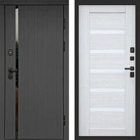 Входная дверь Termo-door Роял графит Царга лиственница