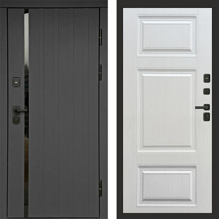 Входная дверь Termo-door Роял графит Лион лиственница