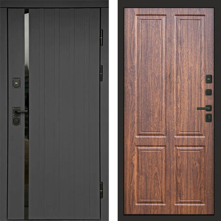 Входная дверь Termo-door Роял графит Орех стандарт