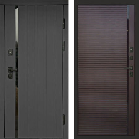 Входная дверь Termo-door Роял графит Porte шоколад