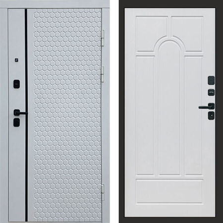 Входная дверь Termo-door Simple white Арка белое дерево