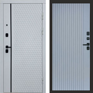 Входная дверь Termo-door Simple white Flat grey софт