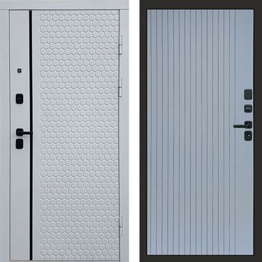 Дверь Termo-door Simple white Flat grey софт