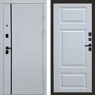 Входная дверь Termo-door Simple white Лион белый софт