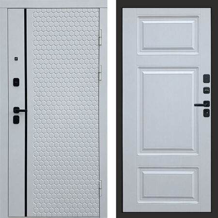 Входная дверь Termo-door Simple white Лион белый софт