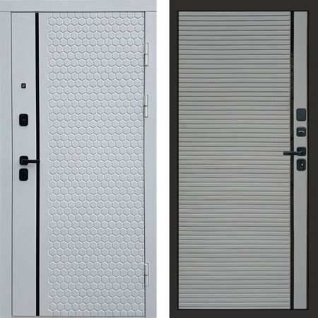 Входная дверь Termo-door Simple white Porte grey софт