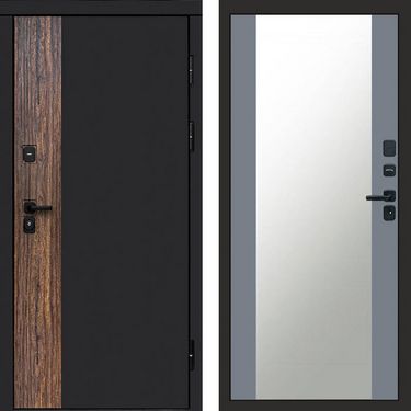 Дверь Termo-door Тор Зеркало grey софт