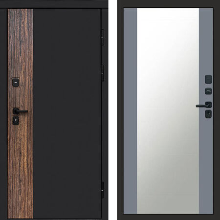 Входная дверь Termo-door Тор Зеркало grey софт