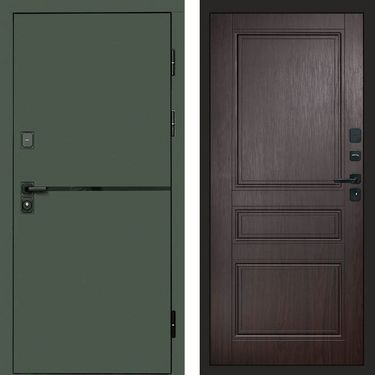 Дверь Termo-door Тренд грин Классика венге