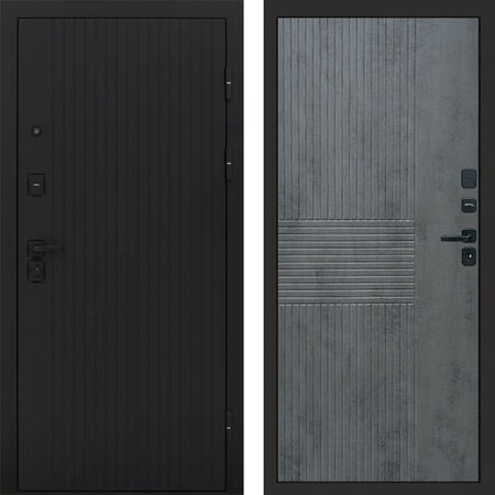 Входная дверь Termo-door Твист black Мастино бетон темный