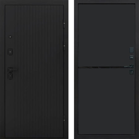 Входная дверь Termo-door Твист black Нео black