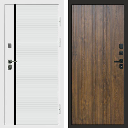 Входная дверь Termo-door White Line Flat дуб