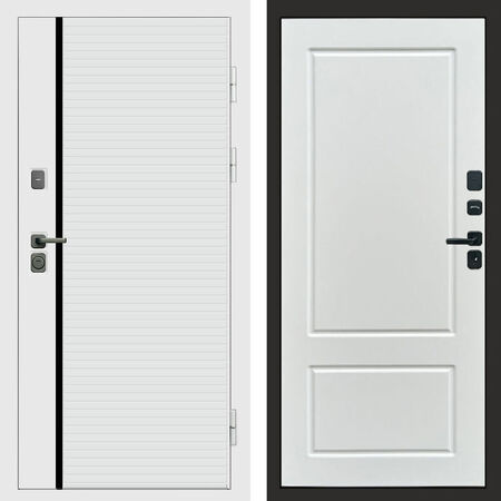 Входная дверь Termo-door White Line Марсель белый софт