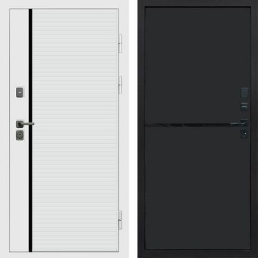 Дверь Termo-door White Line Нео black