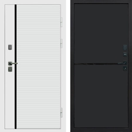 Входная дверь Termo-door White Line Нео black