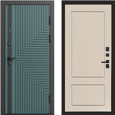 Дверь Termo-door Квантум velutto verde Марсель слоновая кость