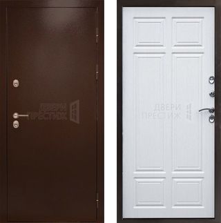 Входная дверь Termo-door Сибирь Антик медный Премиум в цвете лиственница с терморазрывом