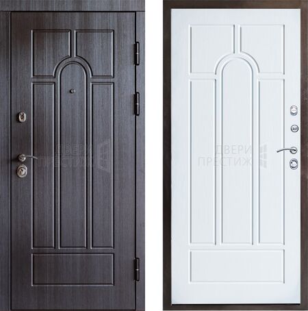 Входная дверь Termo-door Модена венге Арка в цвете лиственница