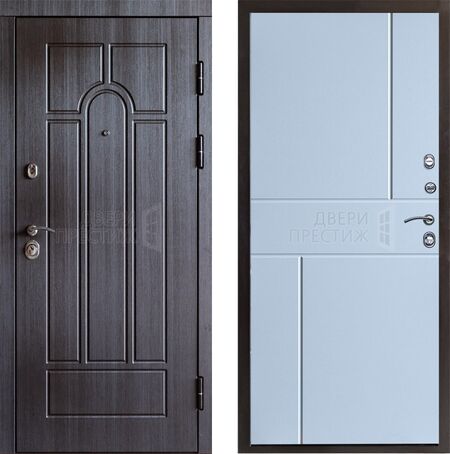 Входная дверь Termo-door Модена венге Горизонт в цвете белый