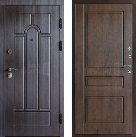 Входная дверь Termo-door Модена венге Классика в цвете дуб