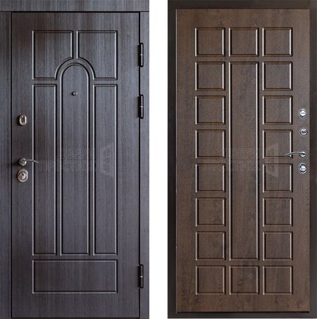 Входная дверь Termo-door Модена венге Престиж в цвете дуб