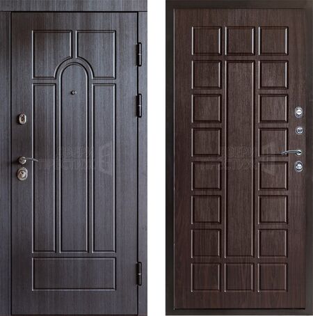 Входная дверь Termo-door Модена венге Престиж в цвете венге