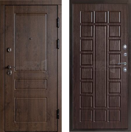 Входная дверь Termo-door Орегон дуб Престиж в цвете венге