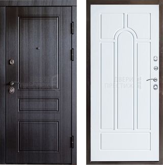 Входная дверь Termo-door Орегон венге Арка в цвете лиственница