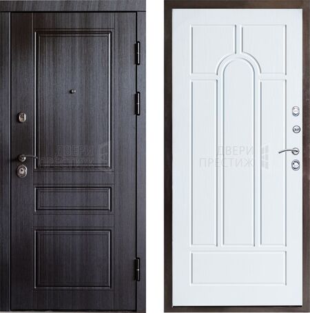Входная дверь Termo-door Орегон венге Арка в цвете лиственница