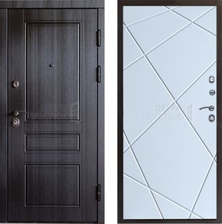 Входная дверь Termo-door Орегон венге Лучи в цвете белый