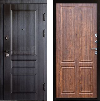 Входная дверь Termo-door Орегон венге в цвете Орех стандарт