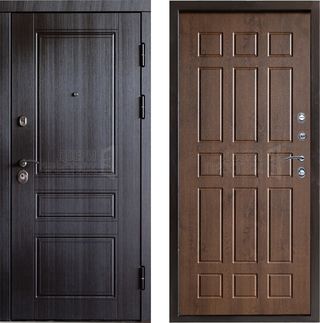 Входная дверь Termo-door Орегон венге Спарта в цвете дуб