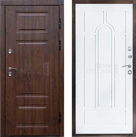 Входная дверь Termo-door Сибирь Термо премиум Арка в цвете лиственница